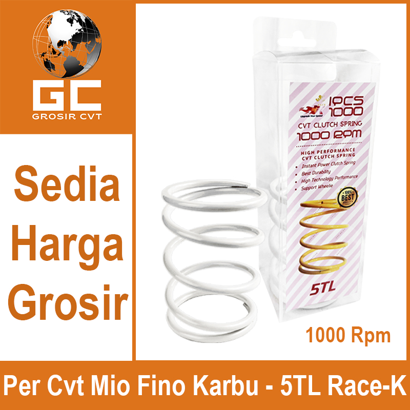 Per CVT Puli Pully Racing 5TL Mio Sporty Smile Soul 110 Karbu 1000 RPM Race K