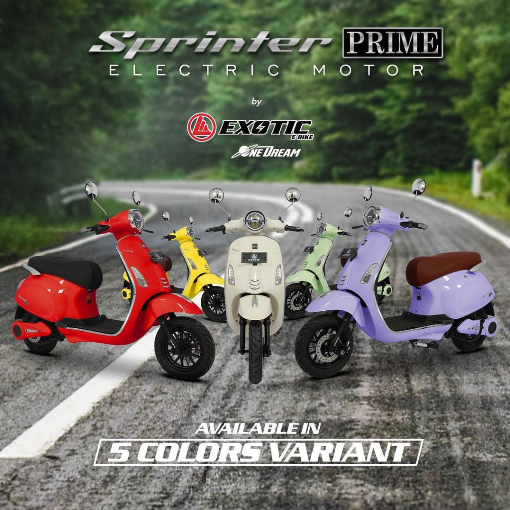 MOTOR LISTRIK EXOTIC SPRINTER PRIME NEW