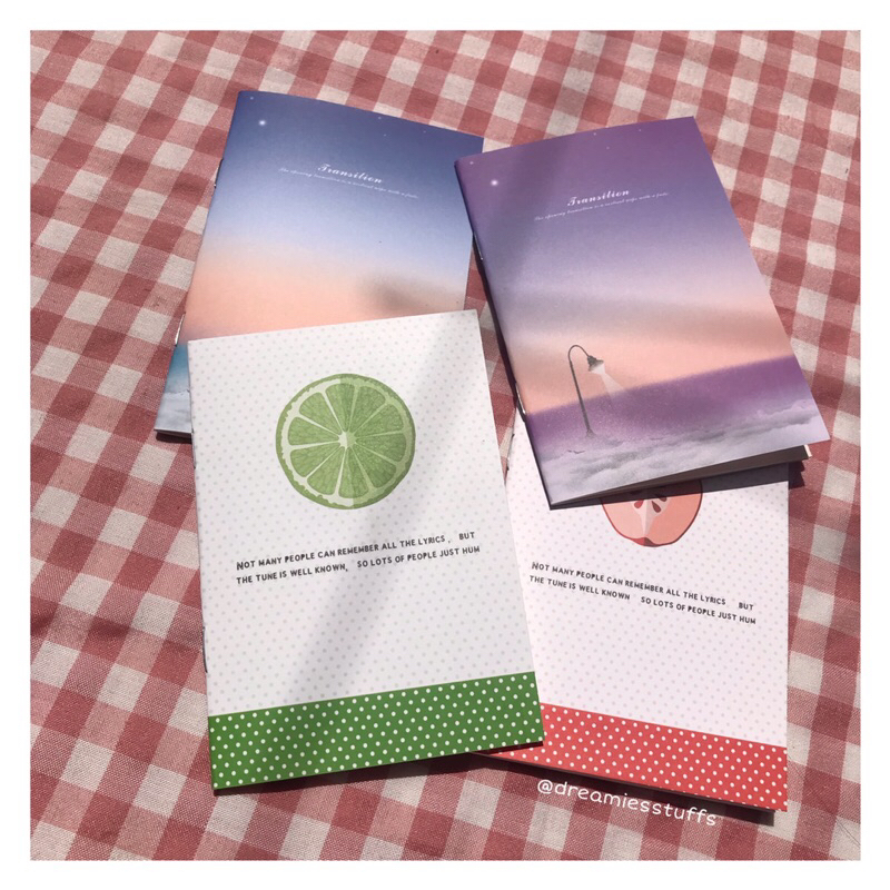 

(Dream 2) Cute mini notebook by dreamiesstuffs