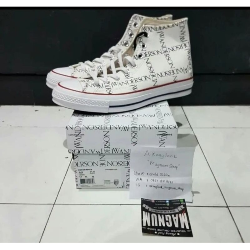 Converse CT Hi 1970s x JW Anderson Original 100%