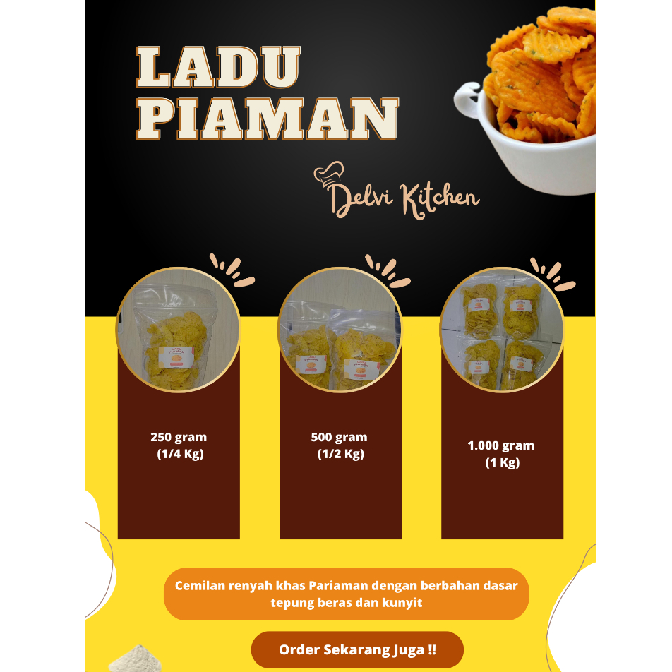 

Ladu Piaman / Cemilan / Makanan Kering