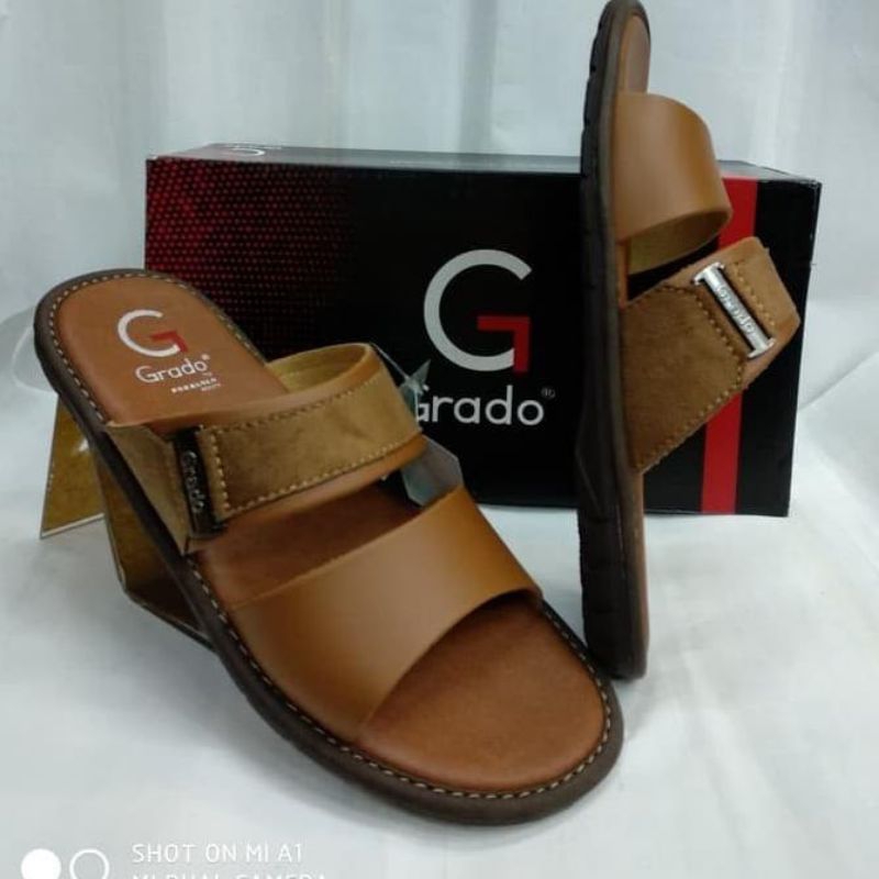 SANDAL GRADO 5812 TAN SANDAL KASUAL PRIA