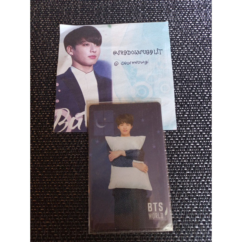 BTS SUGA Yoongi BTS World Game Coupon photocard pc