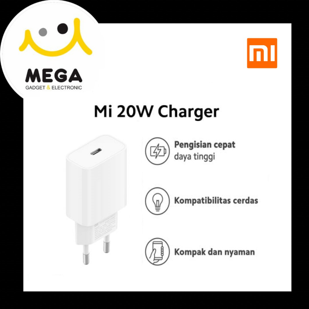 Xiaomi Mi Charger 20W Garansi Resmi Xiaomi Indonesia