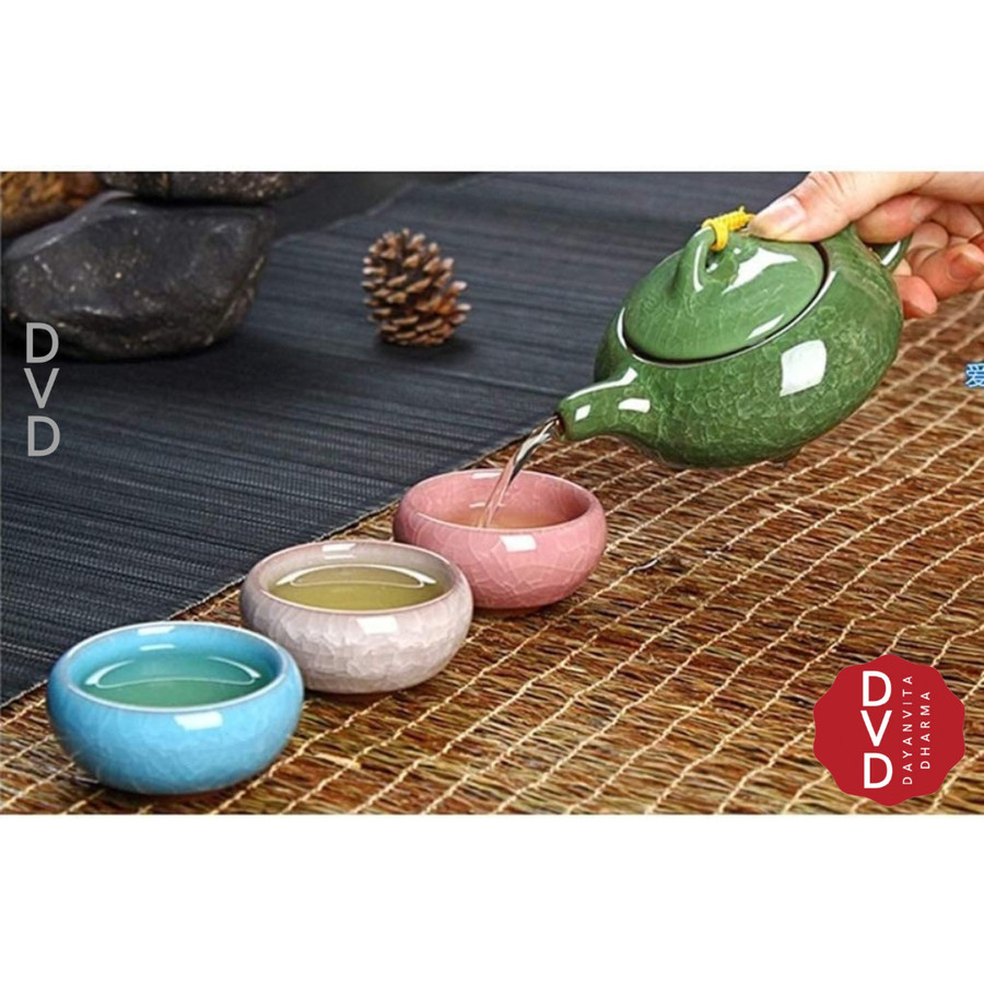 Classic Chinese Tea Pot Set - Set Teko Cangkir Teh