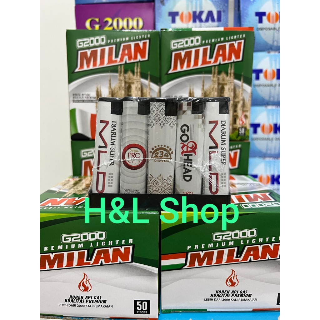 Korek Api Nyala Bara G 2000 Tipe Milan