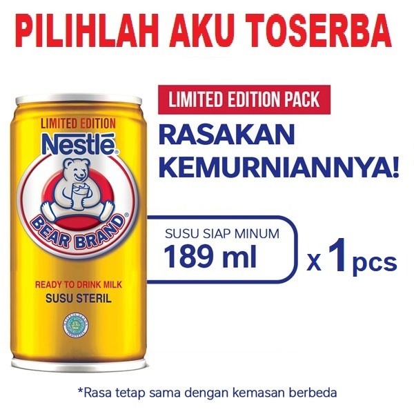 Susu Bear Brand 189 ml GOLDY LIMITED EDITION - HARGA SATUAN (GROSIR)