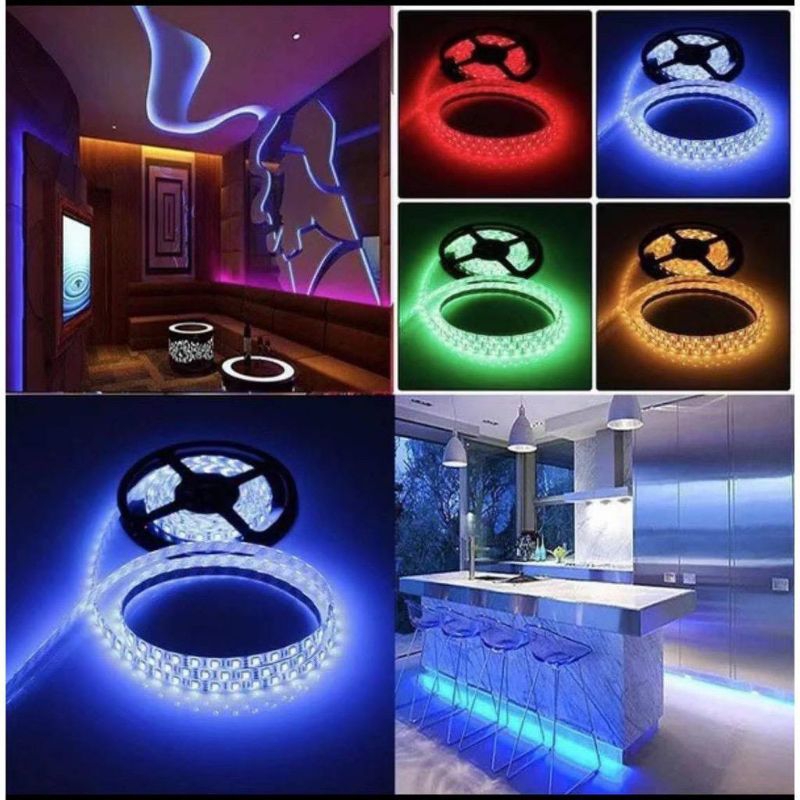 LAMPU LED SMART RGB USB DAN REMOTE CONTROL SENSITIF SUARA / LAMPU LED STRIP 10M / LAMPU WARNA WARNI