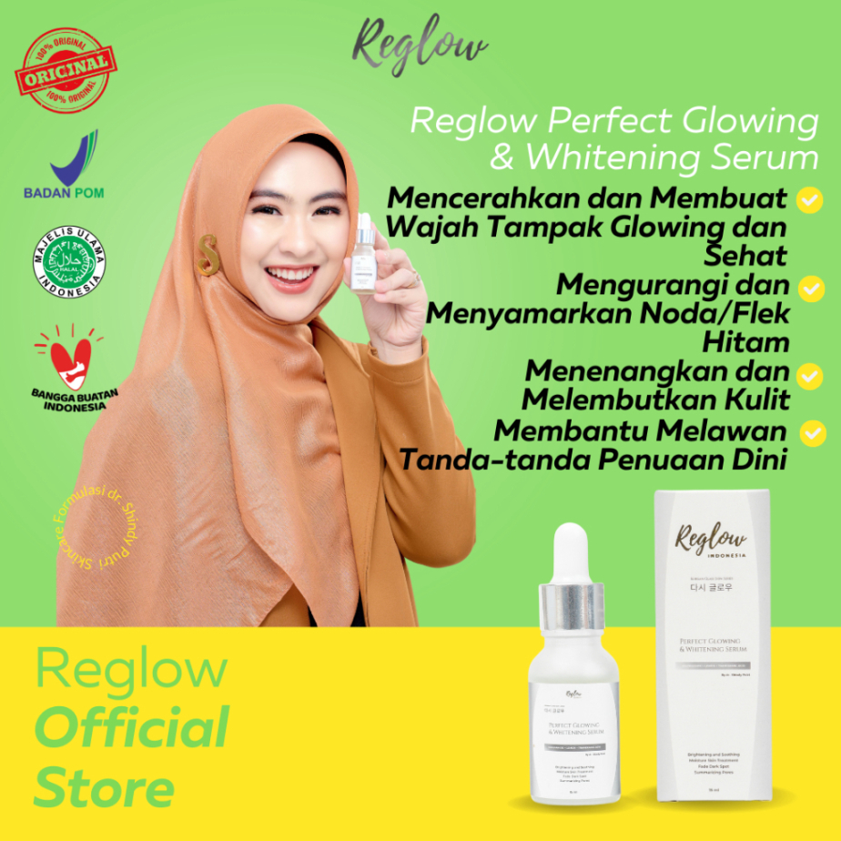 Serum Reglow dr Shindy Skincare Atasi Noda Flek Hitam Dark Spot Bekas Jerawat Essence Perfect Glowin