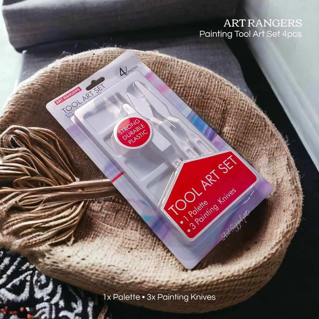 

Art Rangers Tools Art Set 4pcs / Palette & Knife Art
