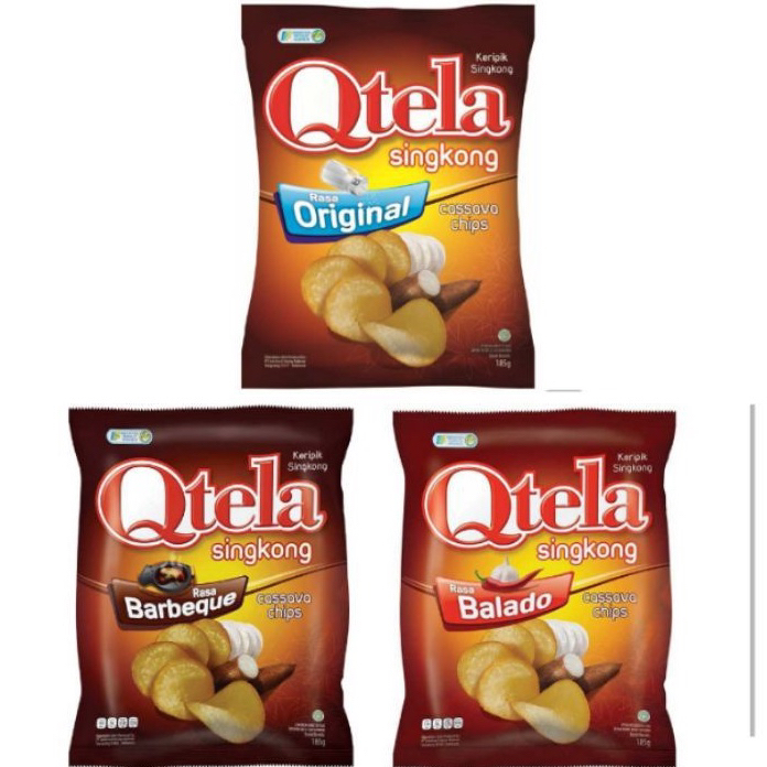 

Qtela keripik singkong balado / BBQ / original 60 gram