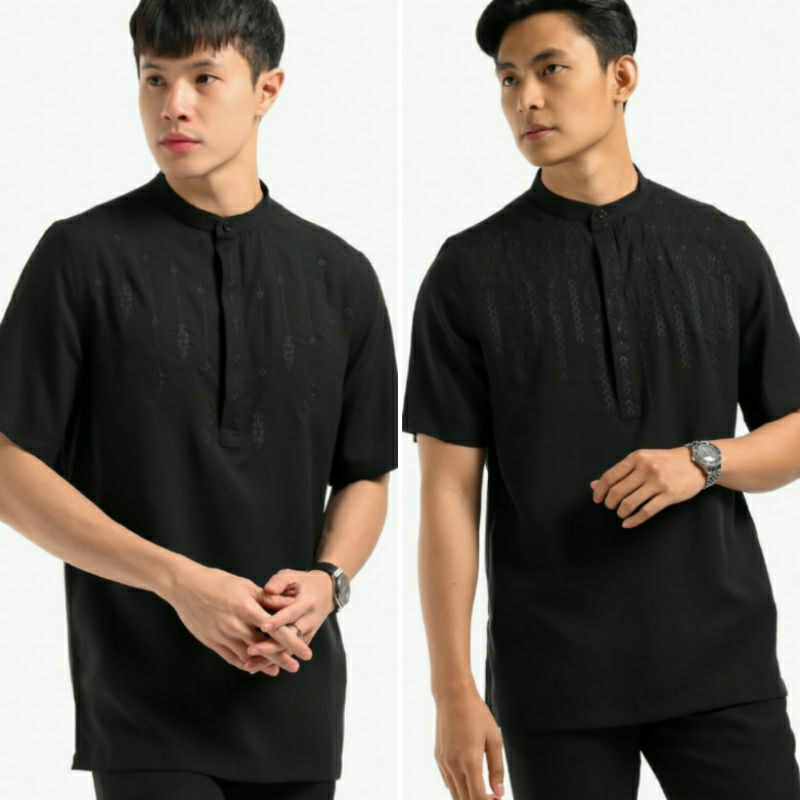 KAZYM ALMAZ SHIRT BLACK SIZE XXL KAZYM OMAR SHIRT BLACK SIZE XL HEYMALE ID