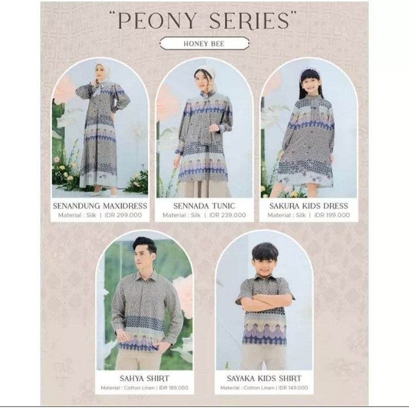 SIAP KIRIM PEONY SERIES "HONEY BEE" // MAYOUTFIT OFFICIAL RAYA COLLECTIONS