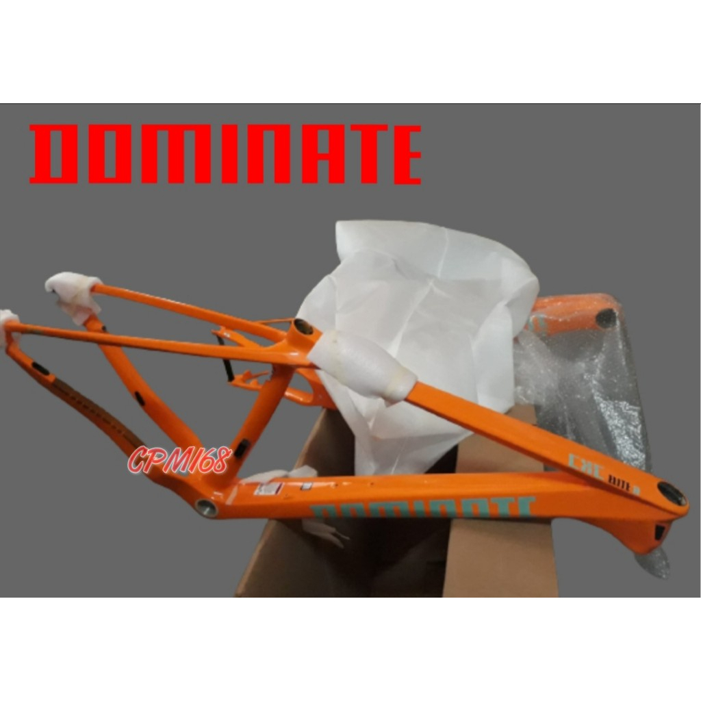 FRAME SEPEDA GUNUNG MTB DOMINATE CXC COMP R CARBON ORANGE 29 Inch