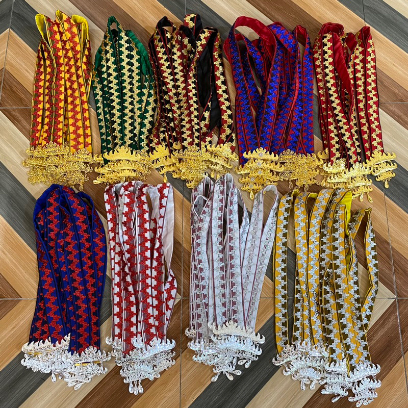 JAMAJAGHI Kalung Tapis Lampung Bross Siger Asli Sulam Tangan