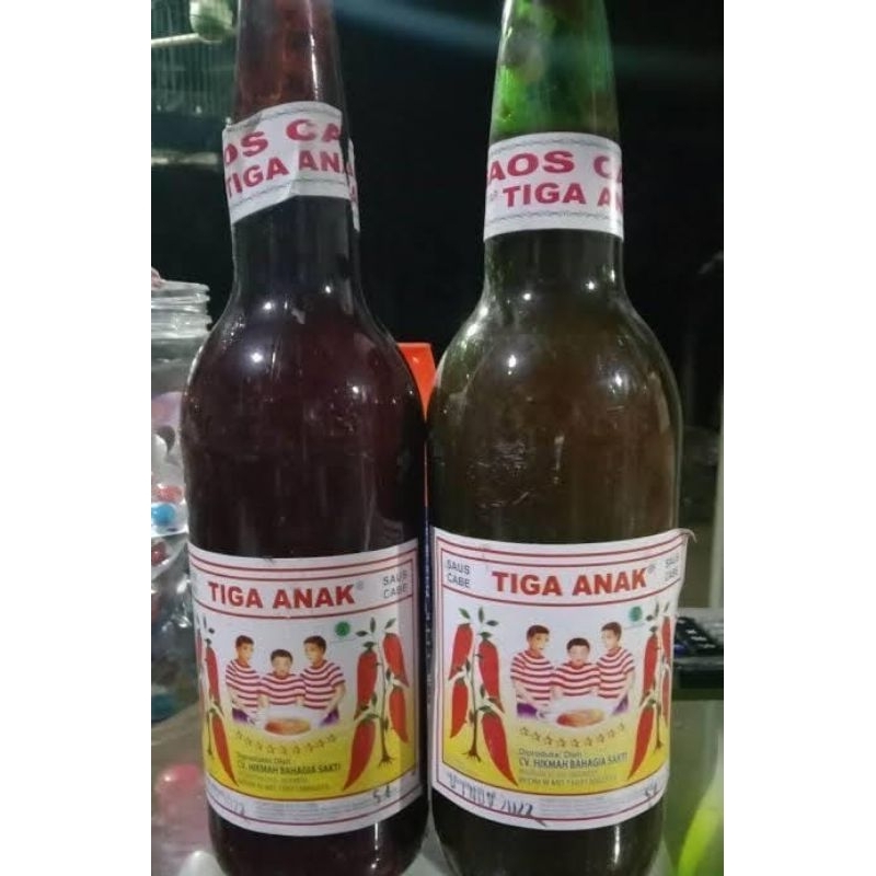 SAOS CABE CAP TIGA ANAK 620 ml / SAUS CABE CAP TIGA ANAK / SAUS CABE 3 ANAK