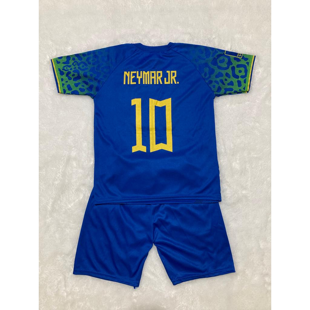 setelan baju bola anak brazil u20/baju bola anak termurah/baju bola anak laki laki/jersey bola anak terbaru