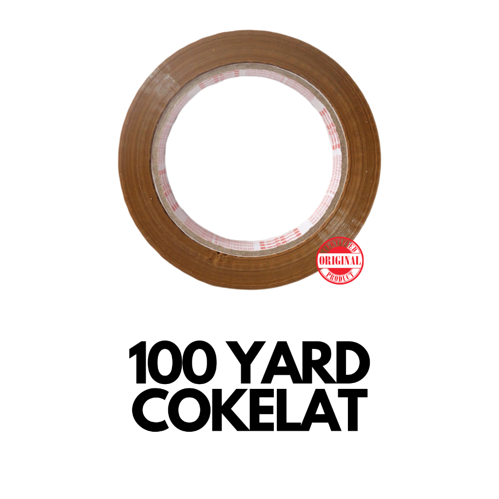 

RK [Terlaris] LAKBAN BENING/COKELAT 100 YARD X 48 MM PREMIUM PER 6 PCS PALING MURAH!!
