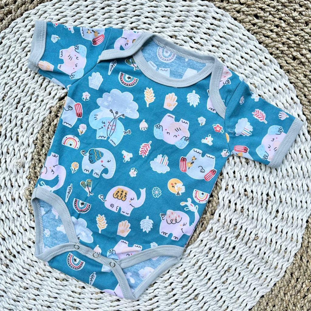 3Pcs Jumper Bayi Bodysuit Motif Full Sablon Jumper Bayi Newborn SNI DNW BABY