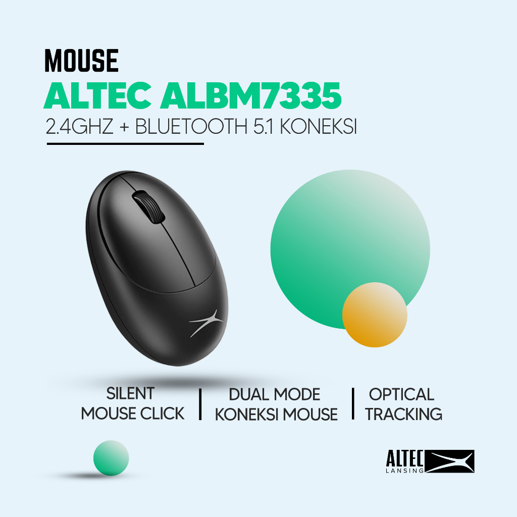 Mouse Bluetooth Dual Mode Altec Lansing ALBM7335