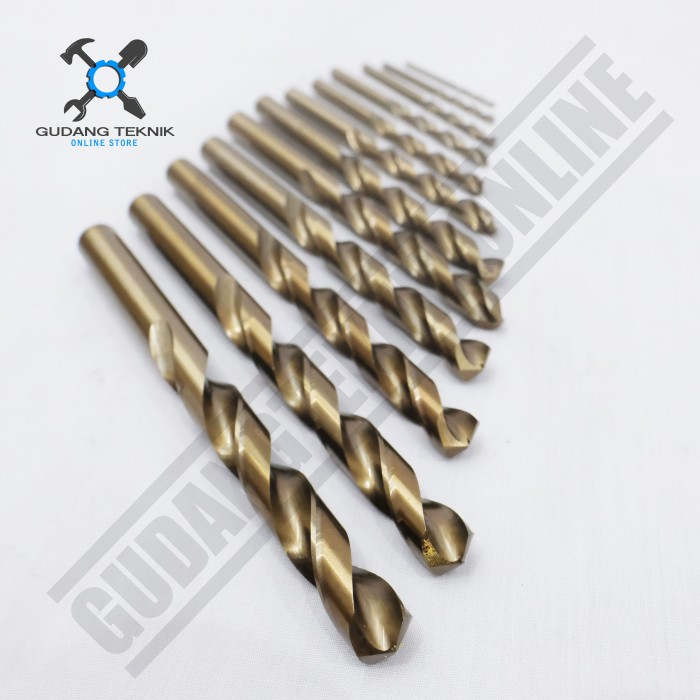 Mata Bor Besi Stainless COBALT BLISTER 5.5 mm 6 mm  6.5 mm  7 mm 7.5 mm 8 mm 8.5 mm HASSTON PROHEX / Iron Drill Bit Mata Bor COBALT BLISTER Ukuran 1 - 5 mm HASSTON PROHEX