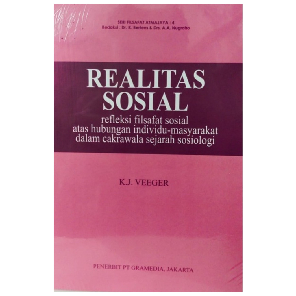 Realitas Sosial Refleksi Filsafat Sosial Atas Hubungan Individu Masyarakat - K J Veeger - NR