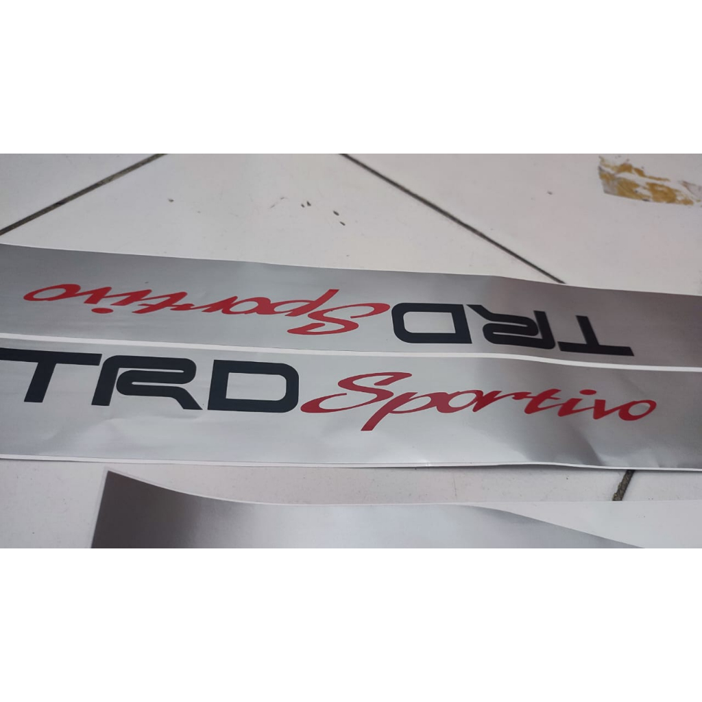 Stiker samping trd sportivo