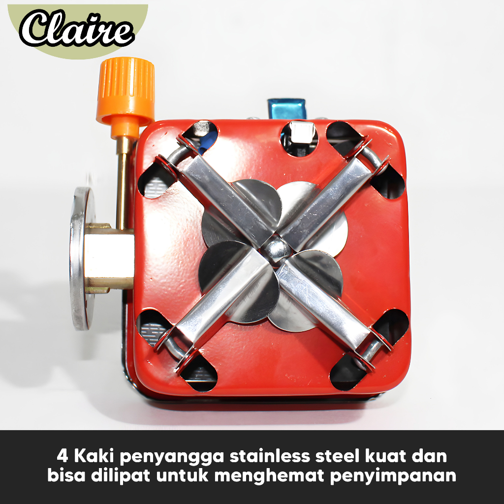 Kompor Camping Kotak Mini Portable Gas Stove