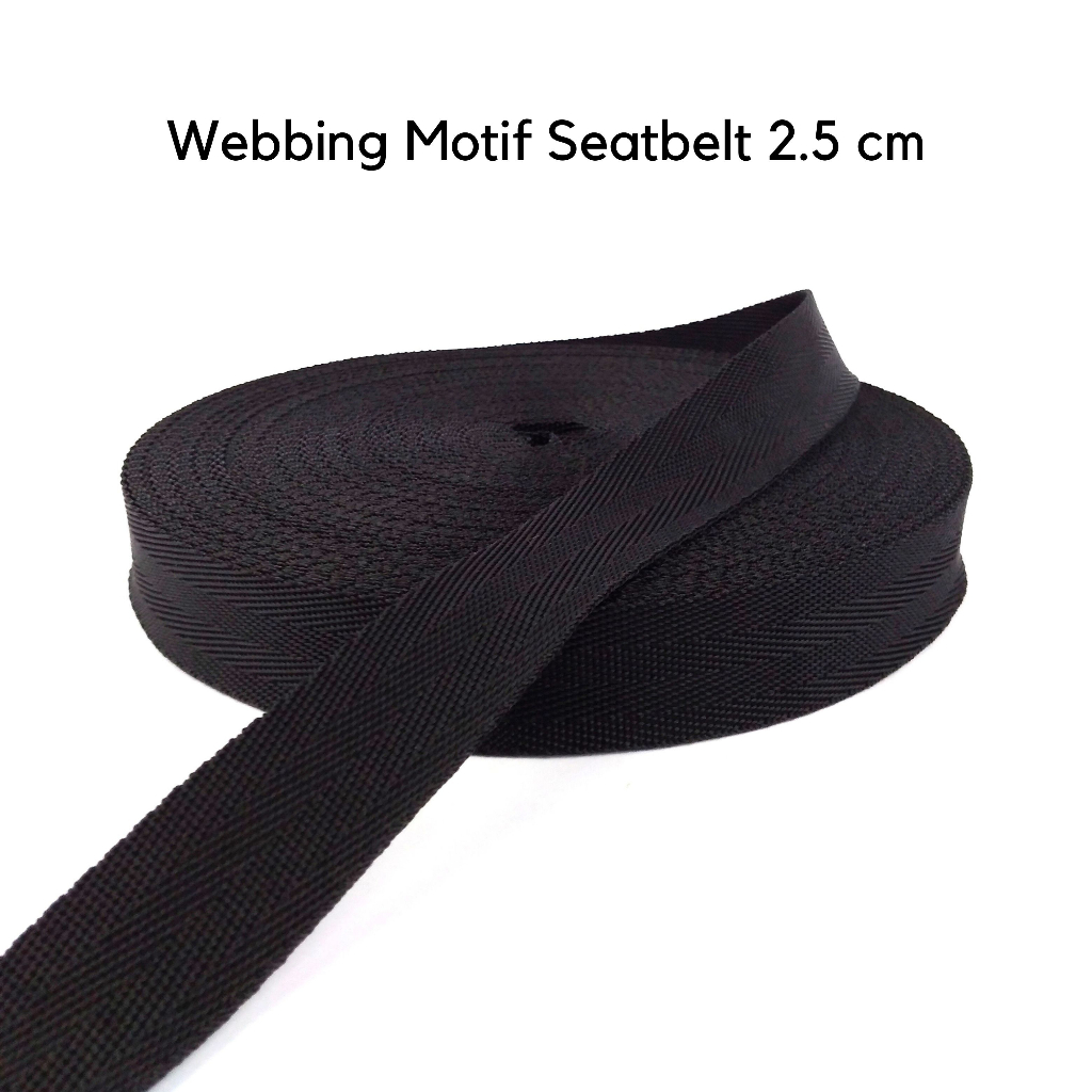 Tali Webbing / Bisban Motif Seatbelt 2.5 cm