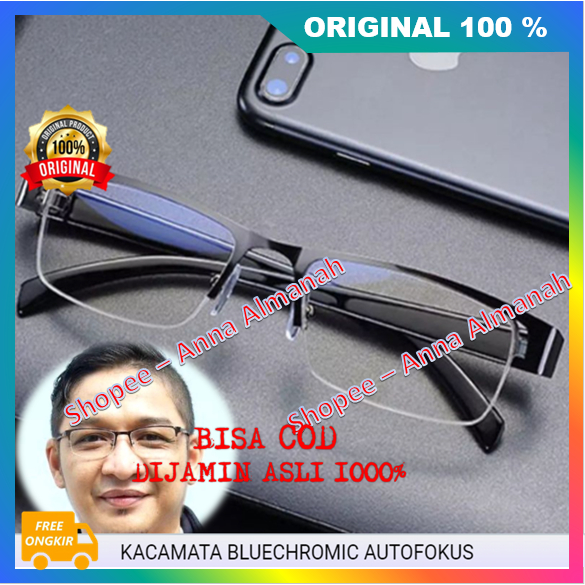 PROMO Kacamata Baca Superior Kacamata Bluechromic Autofokus Anti Radiasi Kacamata Rabun Dekat Pria d