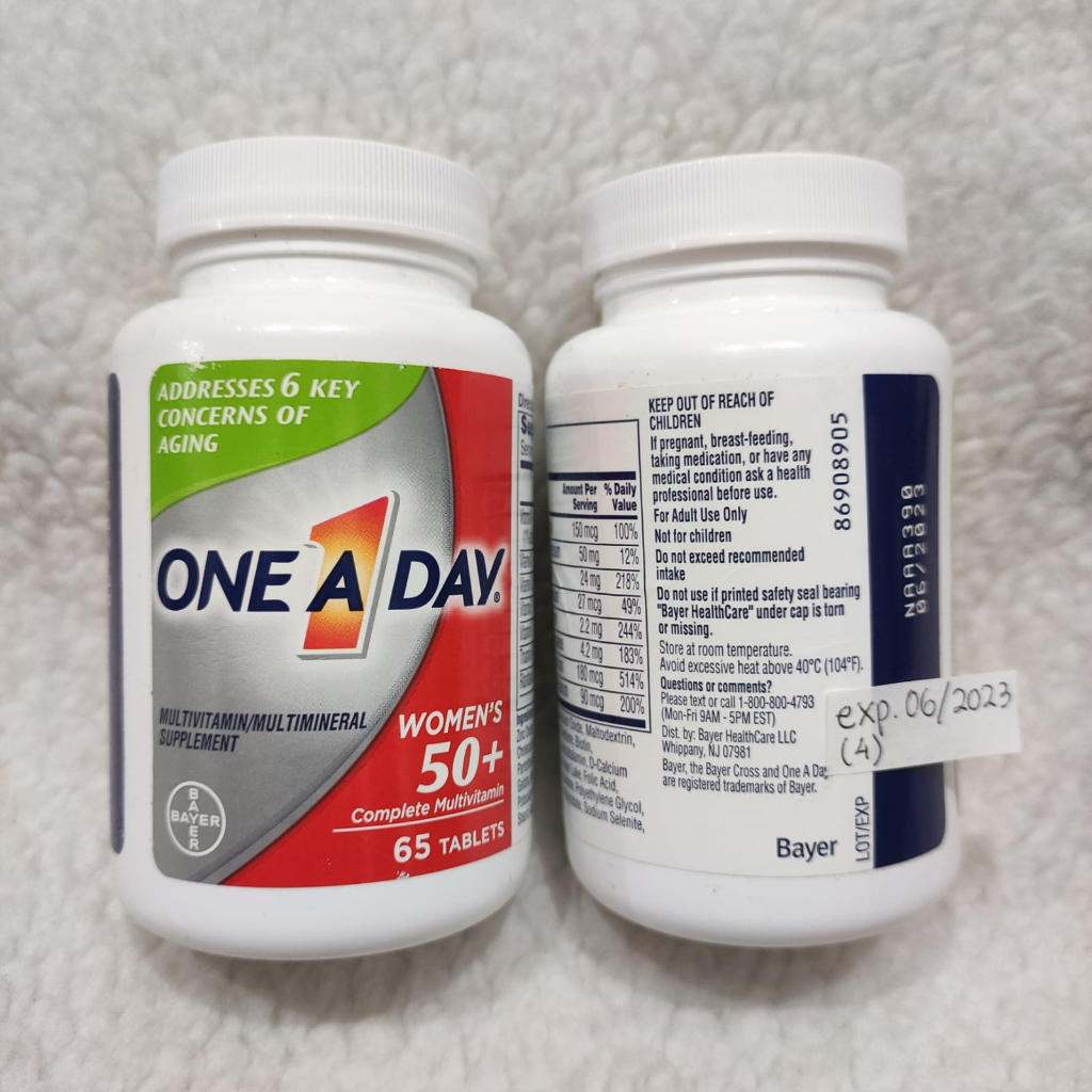 One A Day Complete Multivitamin Women’s 50+ (65 tablets)