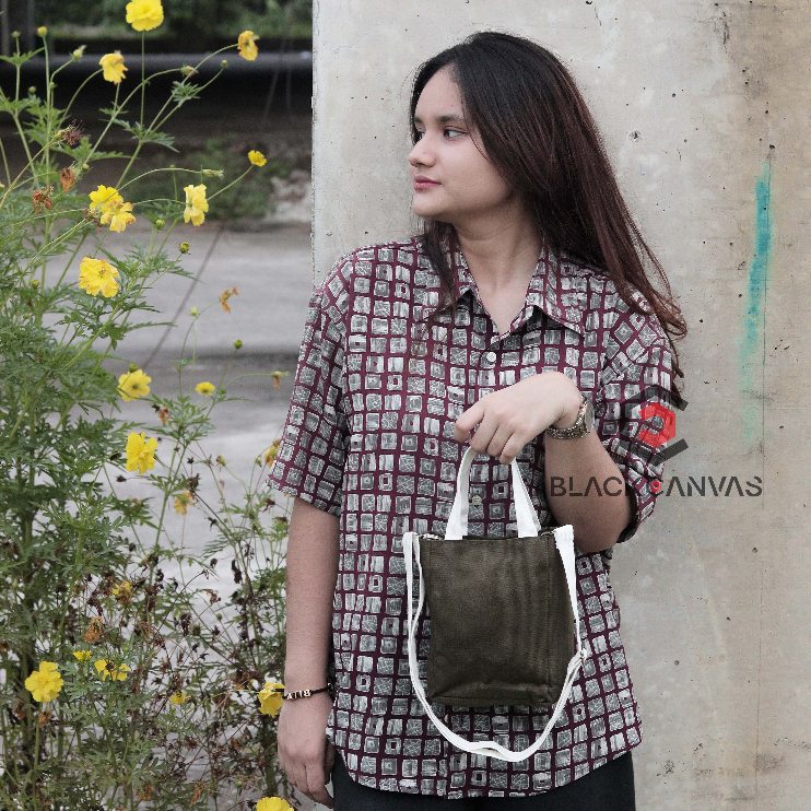 Tas Selempang CANDY.id Canvas Premium 100% Cotton