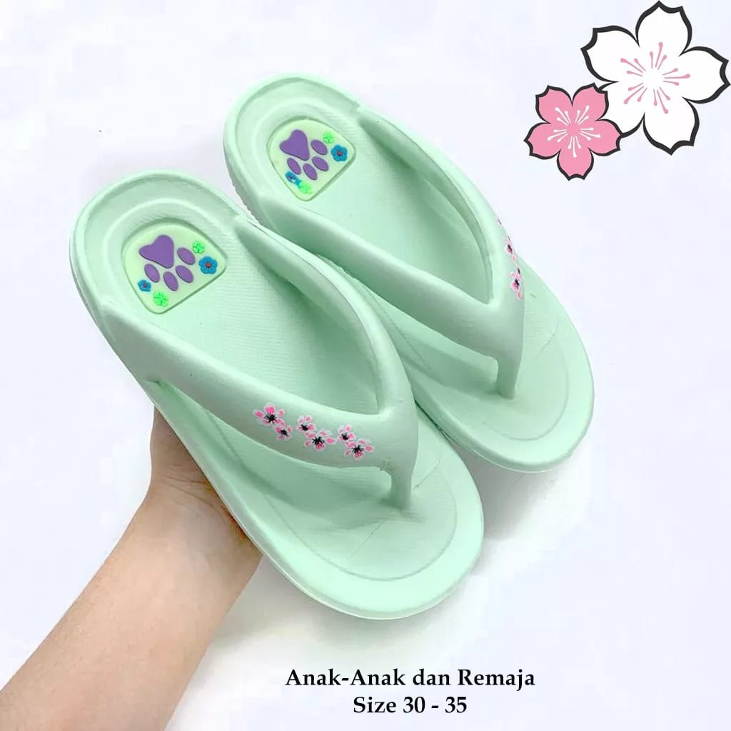 YK5019 SANDAL BAHAN KARET/EVA TERBARU UNTUK PEREMPUAN UK 36-40