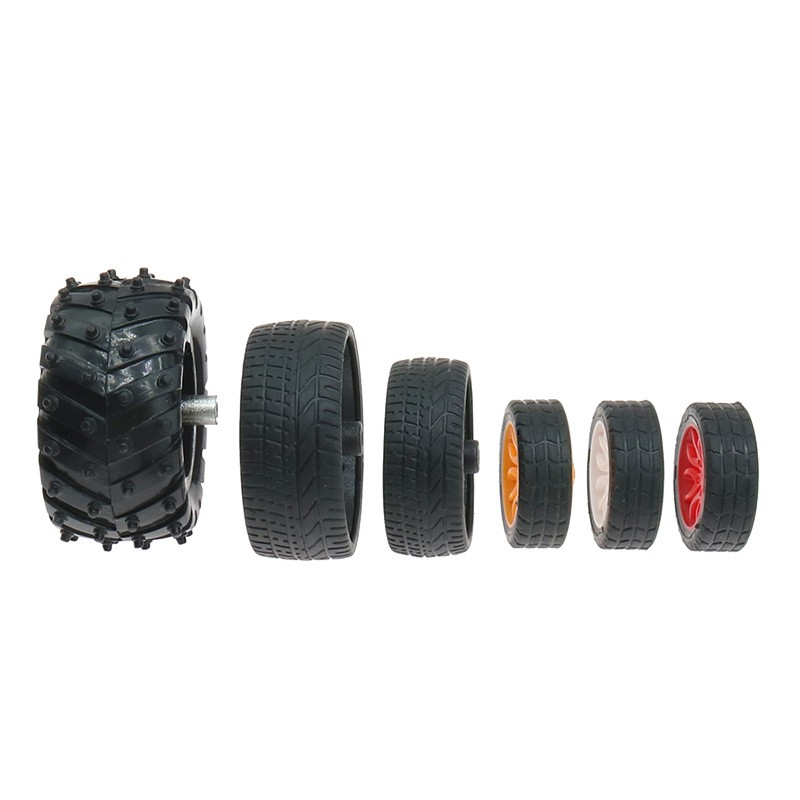 Rubber Tires Ban Karet Miniatur Toy car 4WD Plastic (8142)