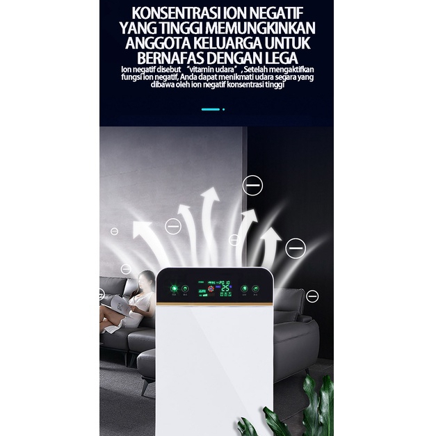 Air Purifier Pembersih Udara HEPA Ruangan Rumah Smart Air Purifier SURPABAYA