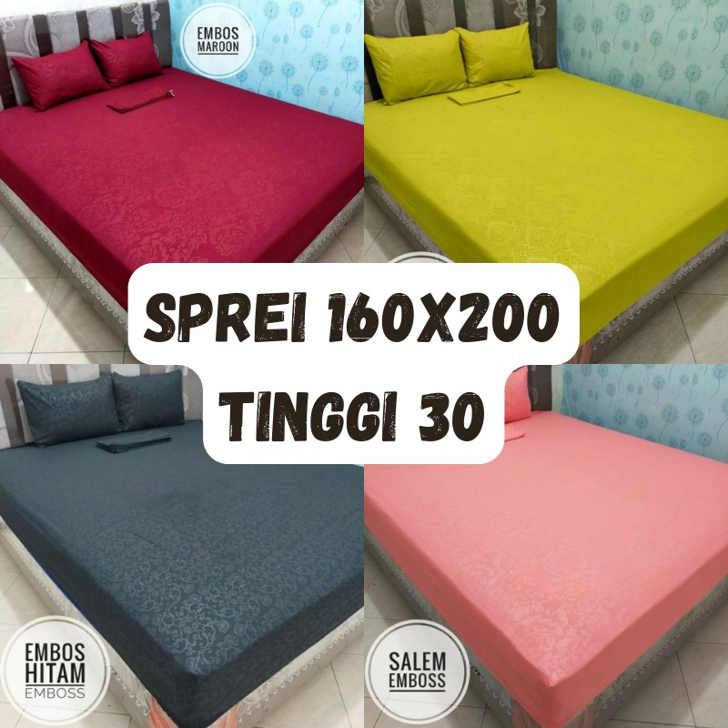 Sprei 160x200 Tinggi 30 cm Homemade | Sprei Motif 5 Kaki Tinggi 30 | Sprei 160x200x30 | Sprei 5 Kaki