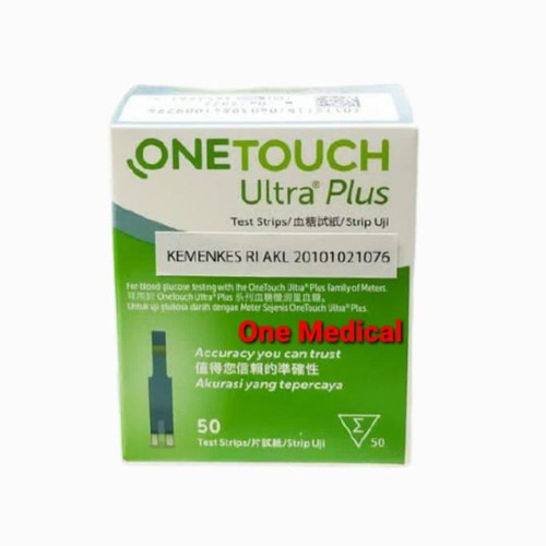 strip onetouch ultra plus 50 test