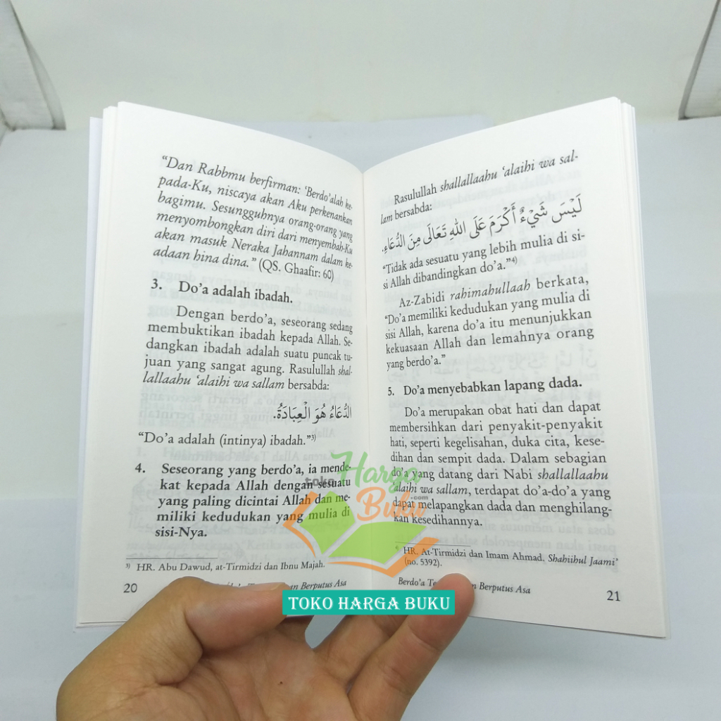 Berdoa Terus Jangan Berputus Asa Penerbit Pustaka Ibnu Umar
