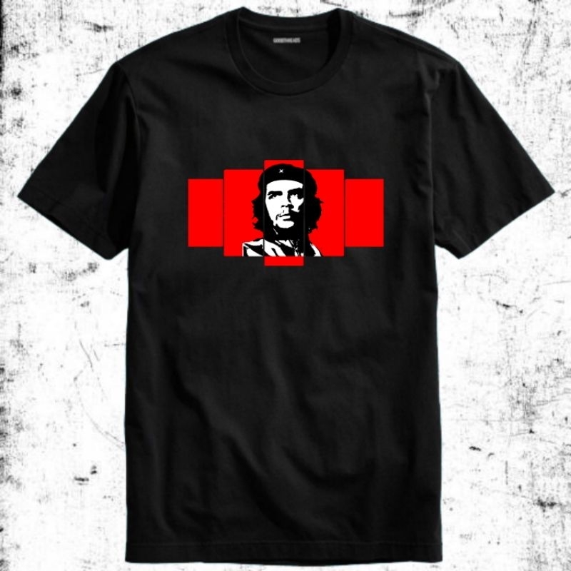 Kaos Baju Tshirt Pria Laki Cowok Cewek Perempuan Unisex Dewasa Tokoh Revolusioner Cuba Kuba Comandan