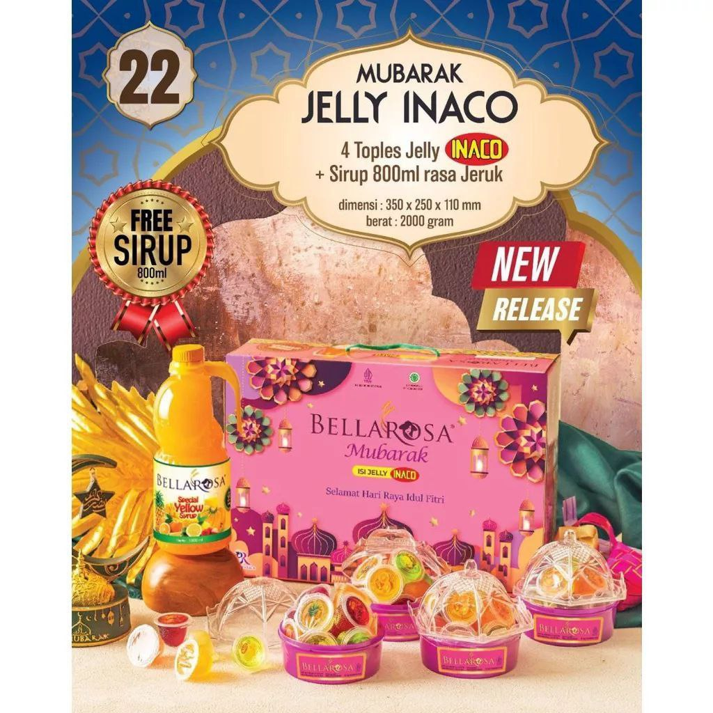 

Bellarosa Paket Mubarak Jelly Inaco