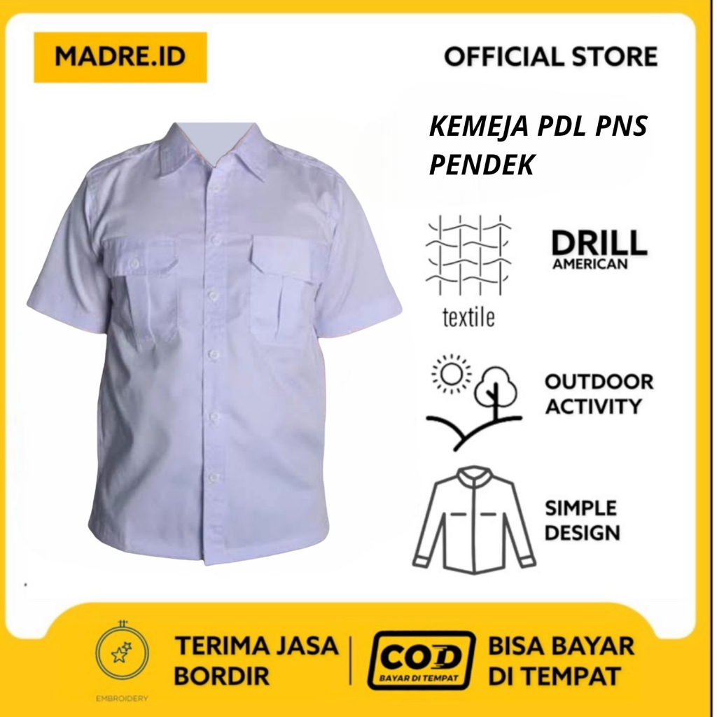 Kemeja PDL / Adventure / Downhill / Berburu Lengan Pendek