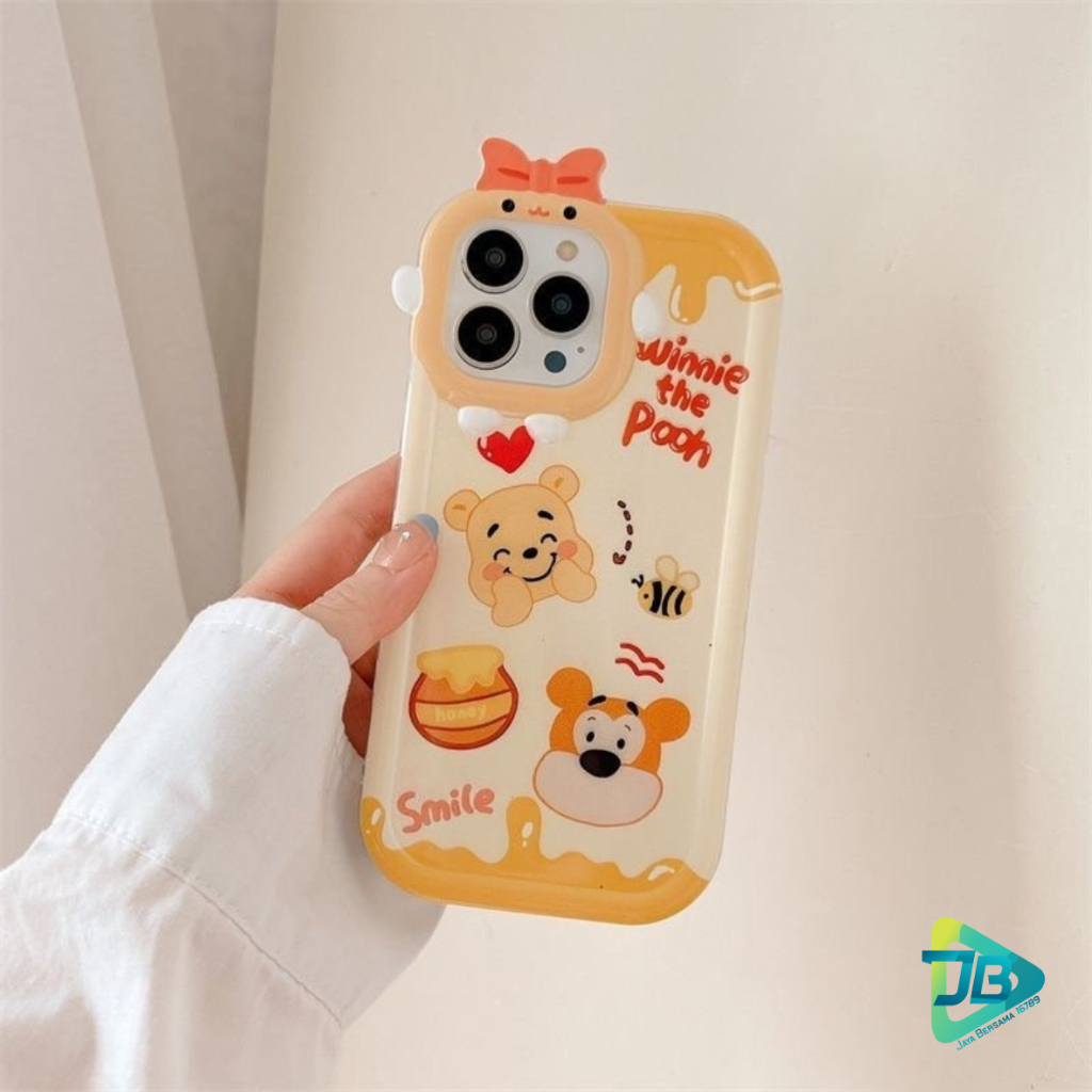 CUSTOM SOFTCASE PITACU FRAME KARAKTER CUSTOM THE POOH FOR XIAOMI REDMI 9 PRIME 9A 9I 9C 10A 9T 10 10C NOTE 9 10 10S 11 11S 11 PRO POCO M2 M3 X3 PRO JB8570