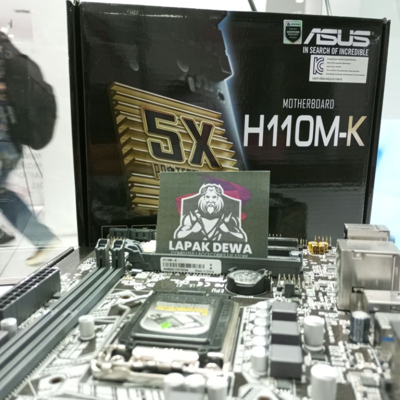 Motherboard asus H110M-K M LGA 1151 Mobo H110 Resmi 3TH