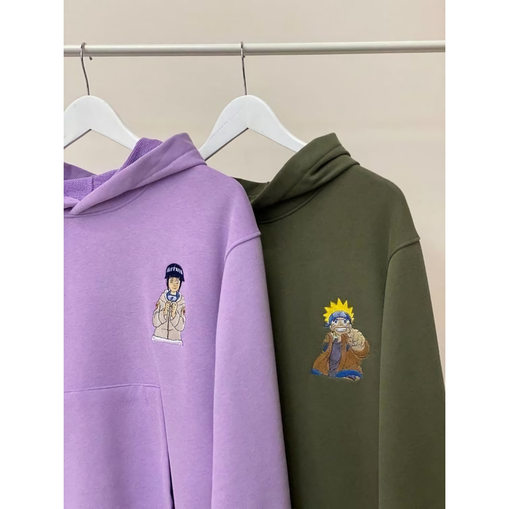 Hoodie couple Wibu Naruto x Hinata  chibi Anime Manga Premium Unisex