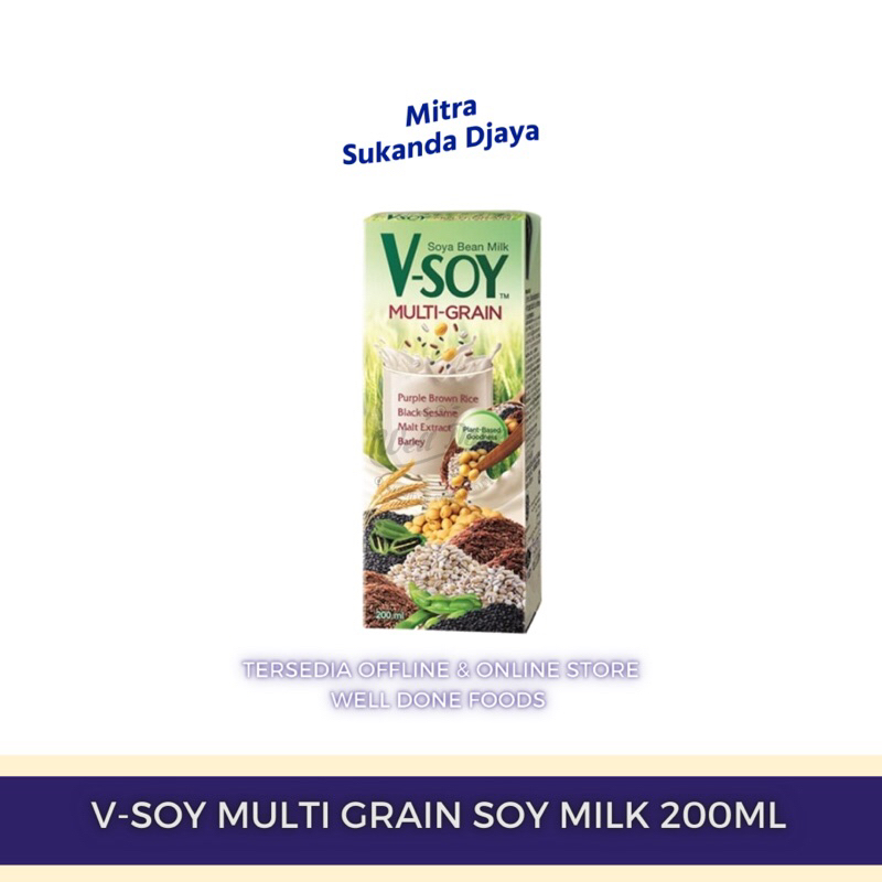 

V-Soy Multi Grain Soy Milk 200ml