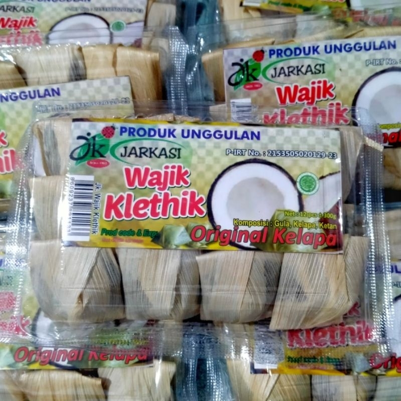 

Wajik Kletik Ketan Jarkasi Khas Blitar