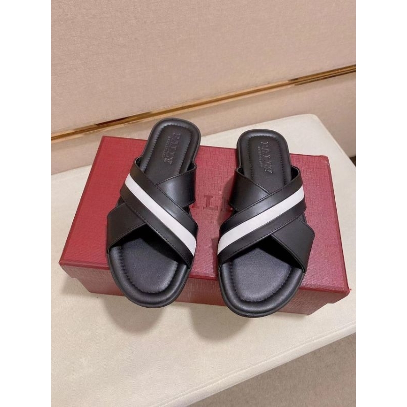 sandal pria slide bal ly sendal silang strip cowok mirror p1shoes top baru