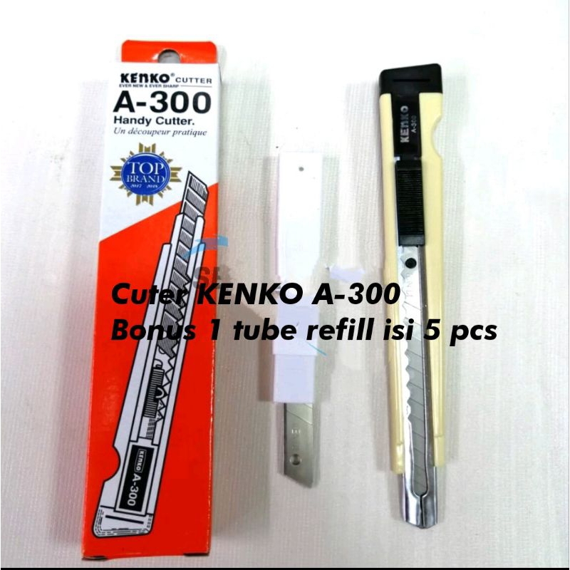 

CUTER KENKO A-300 + REFILL CUTER ISI 5PCS