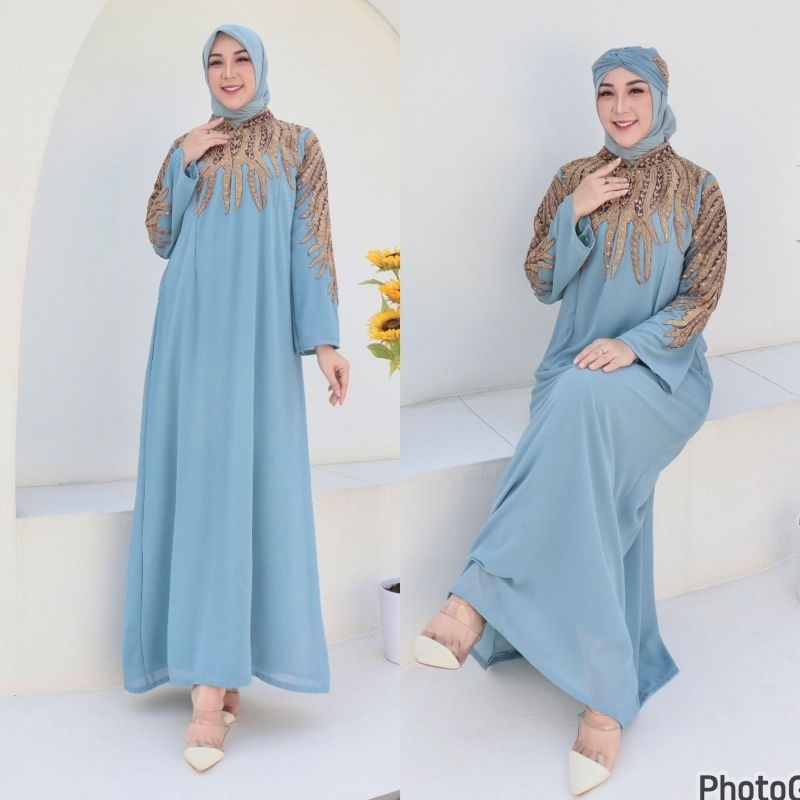 Gamis Kekinian Modern Aleta Original Butik