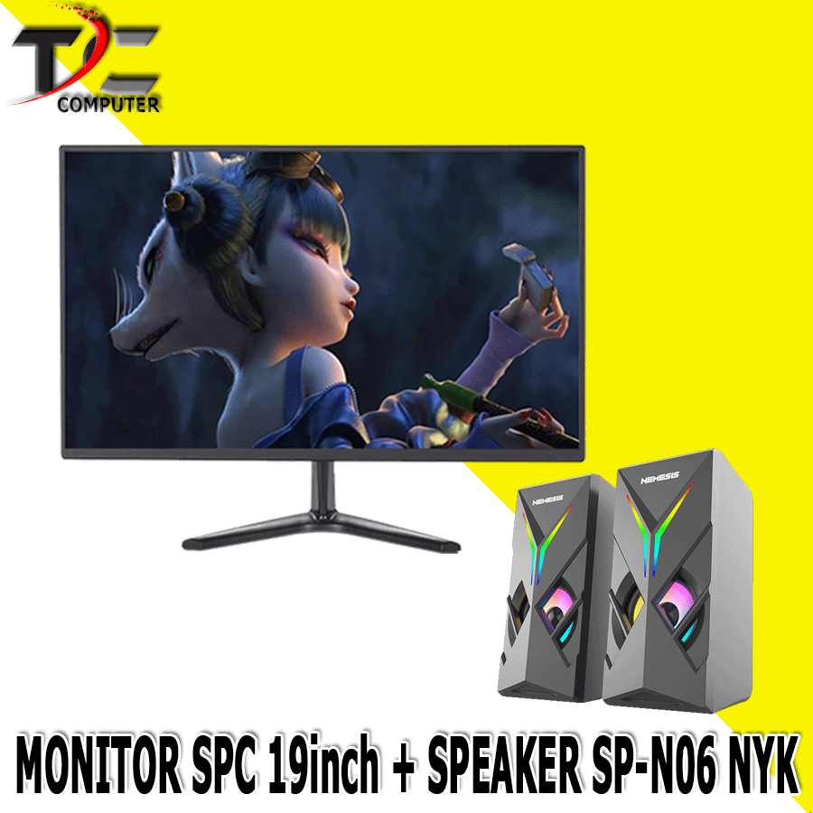 MONITOR LED SPC 19inch PLUS SPEAKER